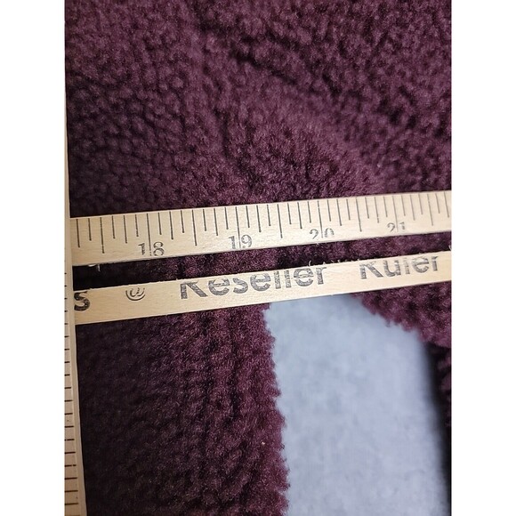Athleta Fleece Pullover Womens XS Purple Fleece Deep Pile Outdoor Running Hiking - Picture 14 of 16